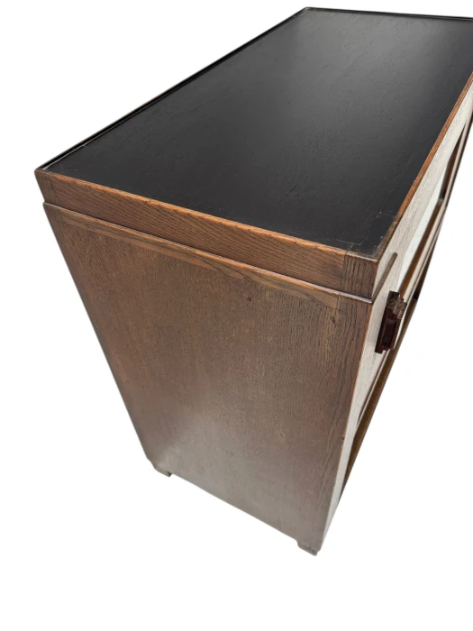 Art Deco Modernist Cabinet by Frits Spanjaard for L.O.V. Oosterbeek, 1920s